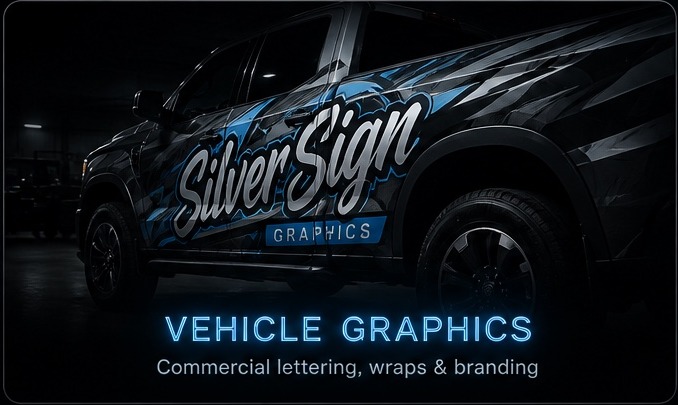 Vehicle Graphics — commercial lettering, wraps and branding